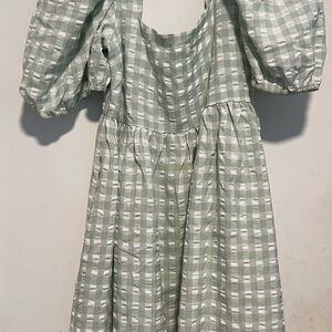 Women’s Green Plaid Dress
